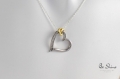 Naszyjnik z Serduszkiem Srebrny
