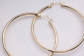 Złote Kolczyki Duże Koła 333