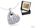 Naszyjnik Serduszko z Cyrkoniami