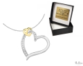 Naszyjnik z Serduszkiem Srebrny
