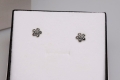 Kolczyki Srebrne Rodowane z Markazytami