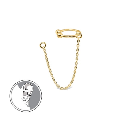 Nausznica z Łańcuszkiem