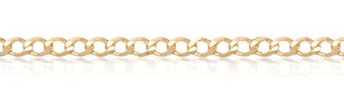 Złoty Łańcuszek Pancerka 50 cm