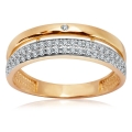 Pierścionek Obrączka z Cyrkoniami