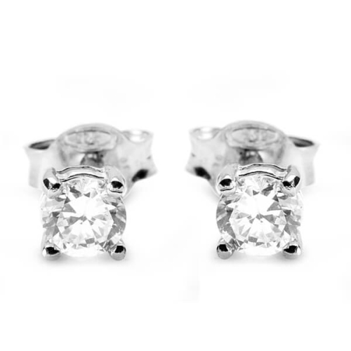 Srebrne Kolczyki z Cyrkoniami