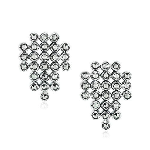 Kolczyki Srebrne z Markazytami