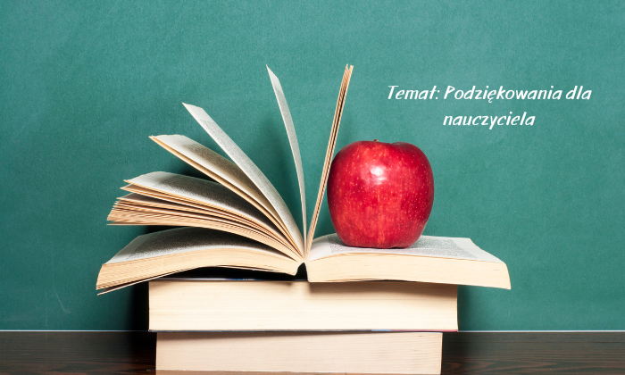 Podziękowania dla nauczyciela