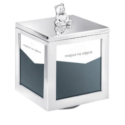 Pozytywka ramka szkatułka z misiem
